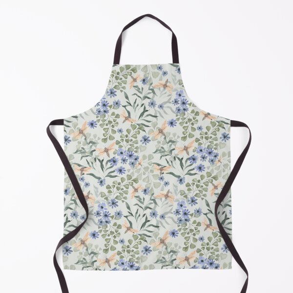Item preview, Moths in the meadow watercolor pattern designed and sold by LindaSitniece.