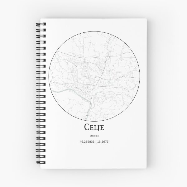 Item preview, Topography of Celje designed and sold by JohnnysHeath.