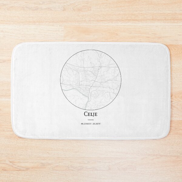 Item preview, Topography of Celje designed and sold by JohnnysHeath.