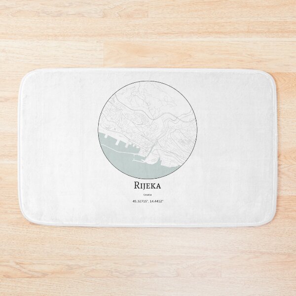 Item preview, Topography of Rijeka designed and sold by JohnnysHeath.