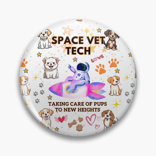 Item preview, Space Vet tech for National Vet tech week - We love you! designed and sold by mark-taylor.