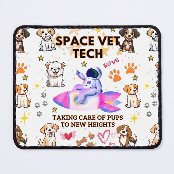 Item preview, Space Vet tech for National Vet tech week - We love you! designed and sold by mark-taylor.