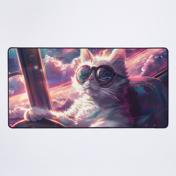 Item preview, Cyberpunk-Cat Flying Driver designed and sold by GrinGalore.