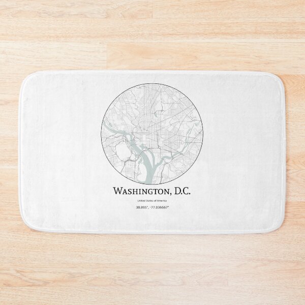 Item preview, Topography of Washington DC designed and sold by JohnnysHeath.