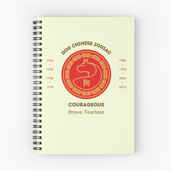 Item preview, Dog Chinese Zodiac: Courageous, Brave, Fearless Personality Traits designed and sold by Golden8MG.