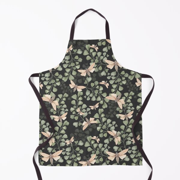 Item preview, Moths in the meadow watercolor pattern designed and sold by LindaSitniece.