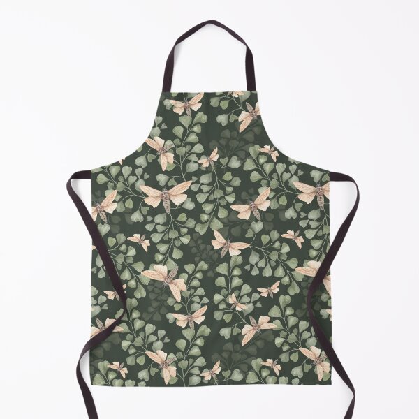 Item preview, Moths in the meadow watercolor pattern designed and sold by LindaSitniece.