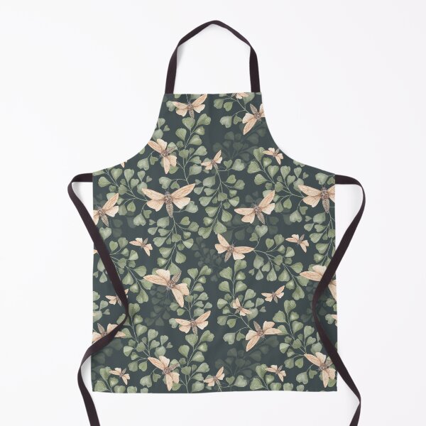 Item preview, Moths in the meadow watercolor pattern designed and sold by LindaSitniece.
