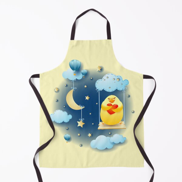 Item preview, Chick in love over the swing, at night designed and sold by LuisaVenturoli.