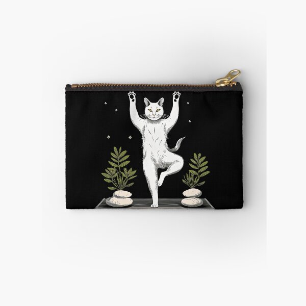 Item preview, Yoga Cat in Tree Pose - Calm and Minimalist Design designed and sold by allenservan.