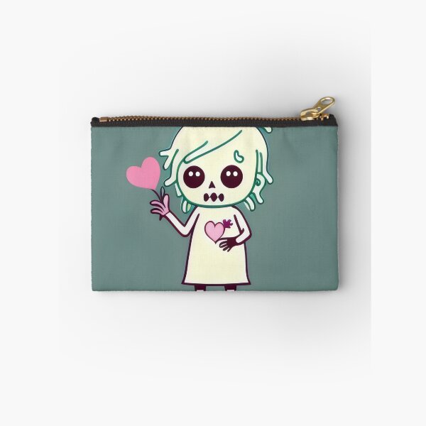 Item preview, Cute Zombie with Heart - Kawaii Love Zombie Girl Design designed and sold by Cherry-Cat.