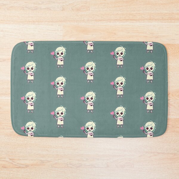 Item preview, Cute Zombie with Heart - Kawaii Love Zombie Girl Design designed and sold by Cherry-Cat.
