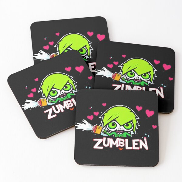 Item preview, Zumbie - Green-Haired Zombie Spray Paint Art with Hearts designed and sold by Prime-Studio.