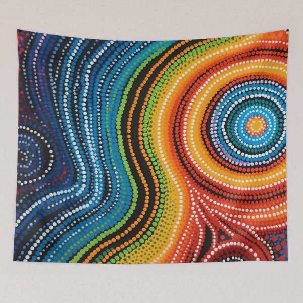 Item preview, Aboriginal Inspired Dot Art - Transmute designed and sold by GrinGalore.
