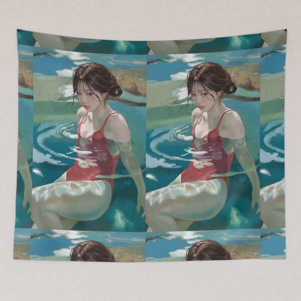 Item preview, Contemporary Art - Swimming  designed and sold by CanvasCarousel.