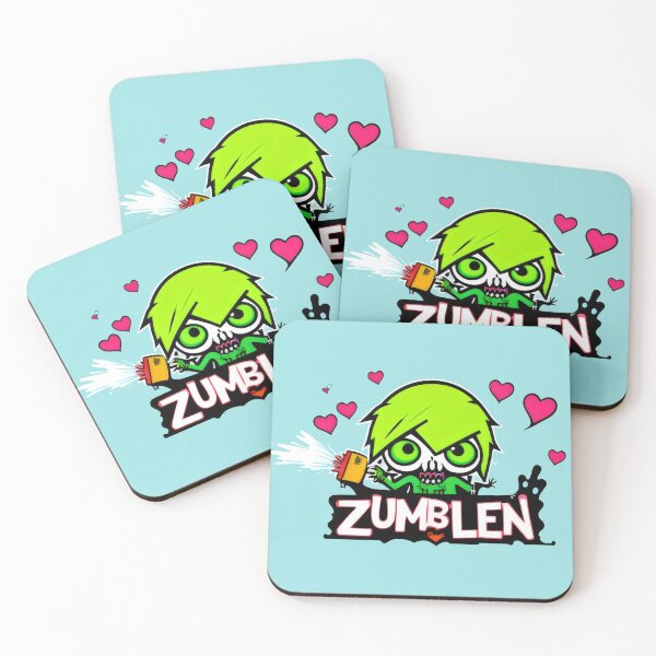 Item preview, Zumbie - Green-Haired Zombie Spray Paint Art with Hearts designed and sold by Prime-Studio.