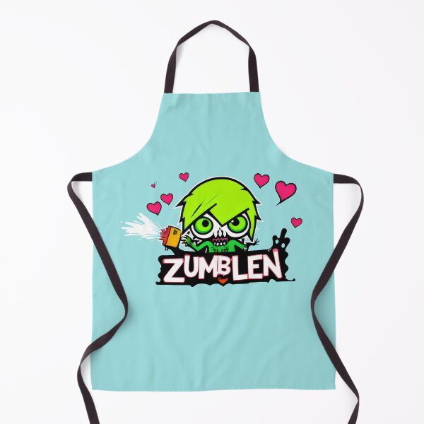 Item preview, Zumbie - Green-Haired Zombie Spray Paint Art with Hearts designed and sold by Prime-Studio.