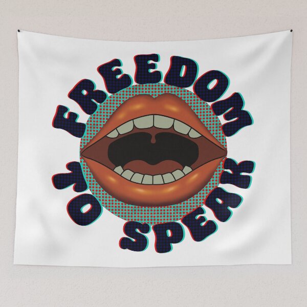 Item preview, Freedom to Speak- Express, Debate, Communicate - designed and sold by KateVanFloofno1.