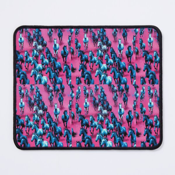 Item preview, A Pink Field of Horses designed and sold by Silverstripe4.