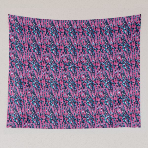 Item preview, A Pink Field of Horses designed and sold by Silverstripe4.