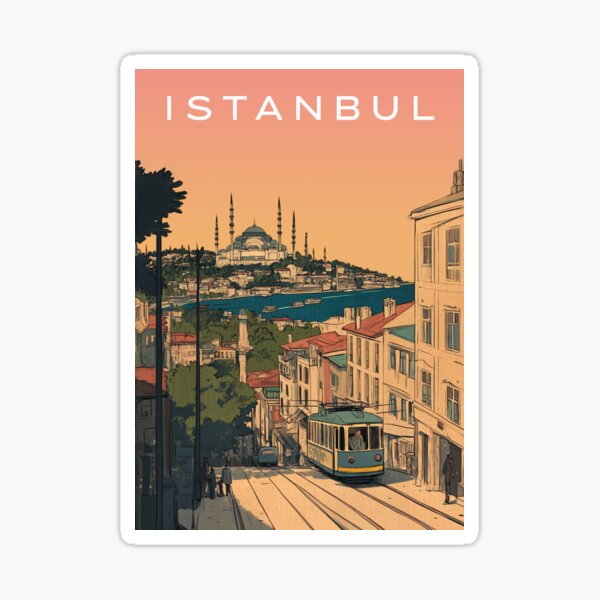 Vista previa del artículo con la obra «Estanbul», diseñado y vendido por John Sideris.