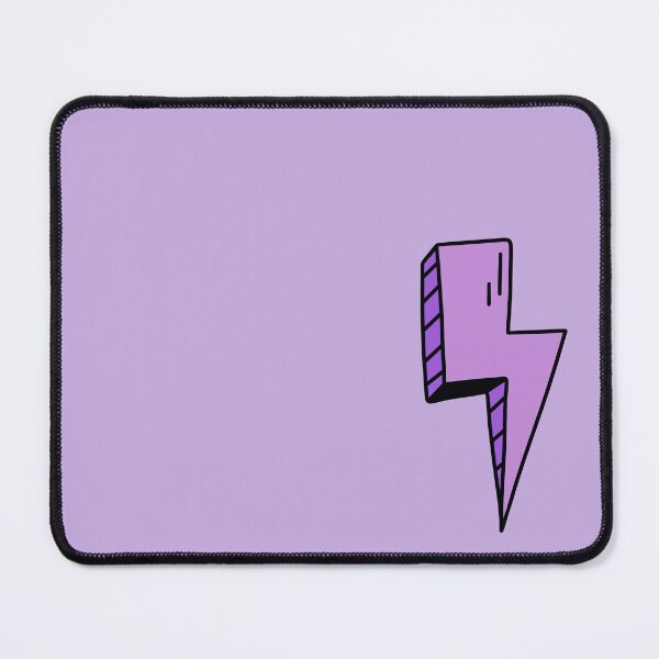 Item preview, Single Purple Retro Lightning Bolt designed and sold by The Innocent Ghost Project.