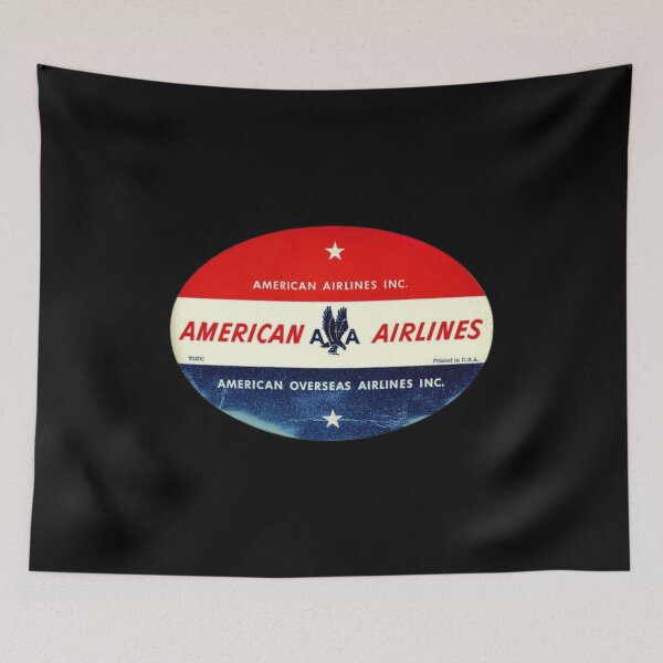 Item preview, American Airlines Vintage Luggage Tag designed and sold by FutureTraveller.