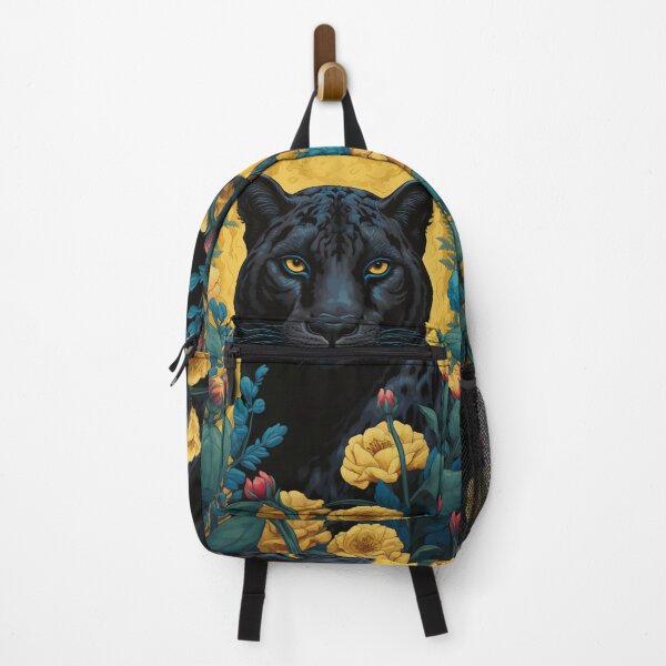 Item preview, Panther & Floral Silk Art Graphic designed and sold by GrinGalore.