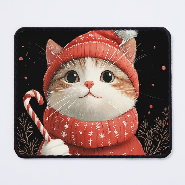 Item preview, Adorable Christmas Cat designed and sold by vladocar.