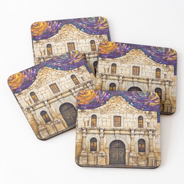 Item preview, The Klimt Inspired Alamo designed and sold by JoyOnYourWall.