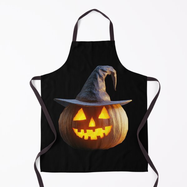 Item preview, Halloween Pumpkin Jack-o'-Lantern Wearing a Witch Hat - Happy Halloween designed and sold by lematworks.