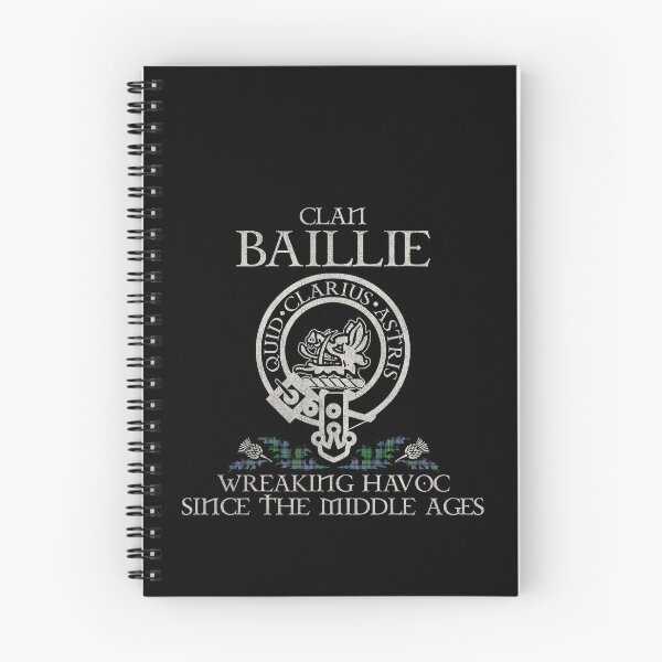 Item preview, Clan Baillie of Lamington crest Scottish surname tartan Thistle vintage designed and sold by Clan1093.