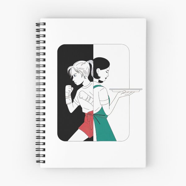 Item preview, Two faces sportswomen women calm and angry designed and sold by Newhyperion.