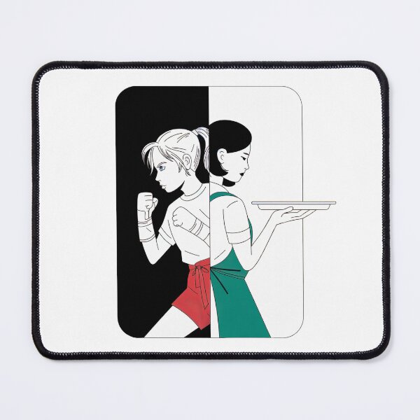 Item preview, Two faces sportswomen women calm and angry designed and sold by Newhyperion.
