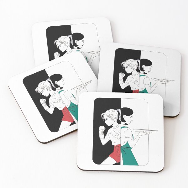 Item preview, Two faces sportswomen women calm and angry designed and sold by Newhyperion.