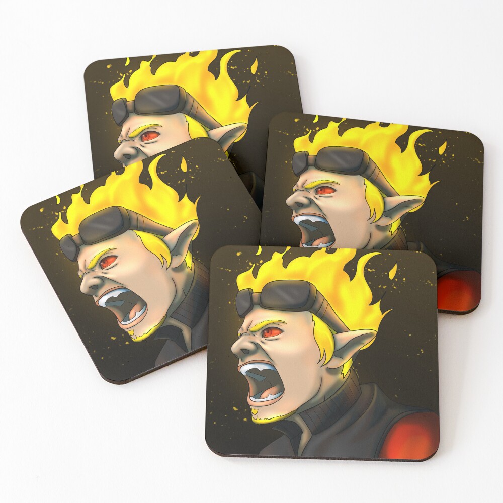 Item preview, Coasters (Set of 4) designed and sold by StaticKlingShop.