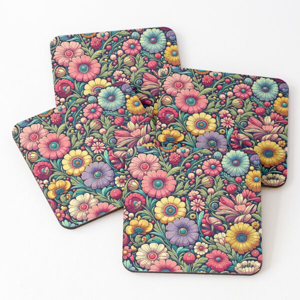 Item preview, BEAUTIFUL SUMMER FLOWERS PATTERN designed and sold by AJCIShop.