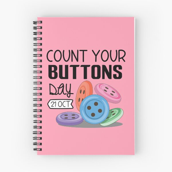 Item preview, 21 October Count Your Buttons Day - Wacky Holidays designed and sold by ChemicalXShop.