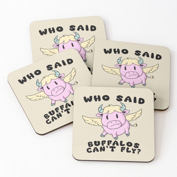 Item preview, Who Said Buffalos Can’t Fly? designed and sold by FlashCraft Design.