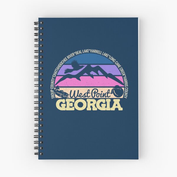Item preview, West Point Georgia Sunset Retro Vintage Local Pride Logo designed and sold by CRHPOD20.