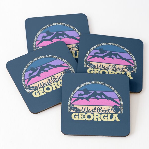 Item preview, West Point Georgia Sunset Retro Vintage Local Pride Logo designed and sold by CRHPOD20.