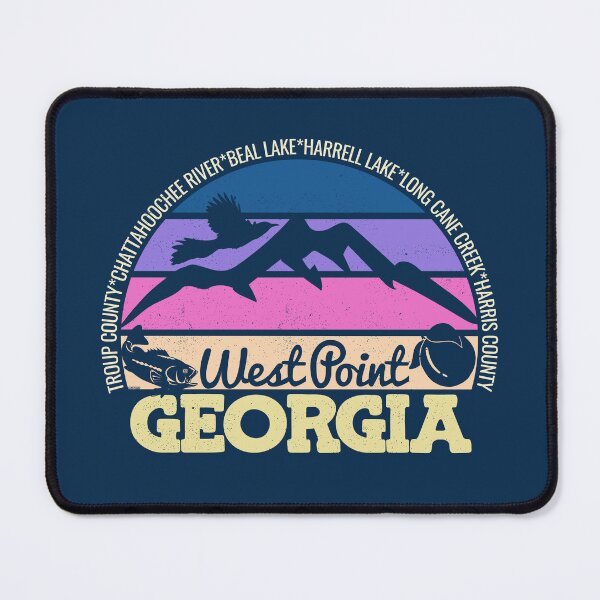 Item preview, West Point Georgia Sunset Retro Vintage Local Pride Logo designed and sold by CRHPOD20.
