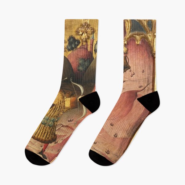 Item preview, Altarpiece of Saint Michael medieval Christian art designed and sold by Vintage Designs +.