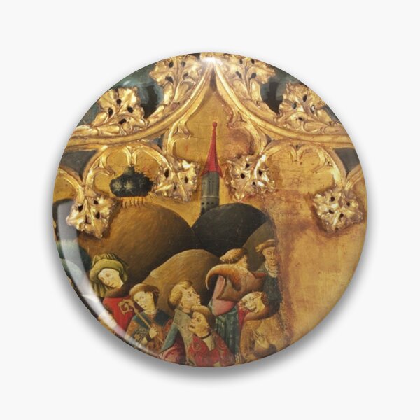 Item preview, Altarpiece of Saint Michael (right side panels) medieval christian art designed and sold by Vintage Designs +.