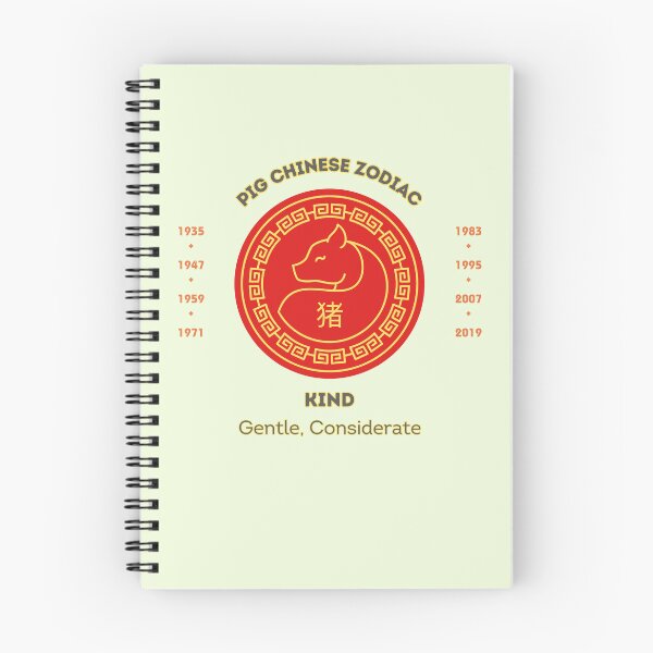 Item preview, Pig Chinese Zodiac: Kind, Gentle, Considerate Personality Traits designed and sold by Golden8MG.