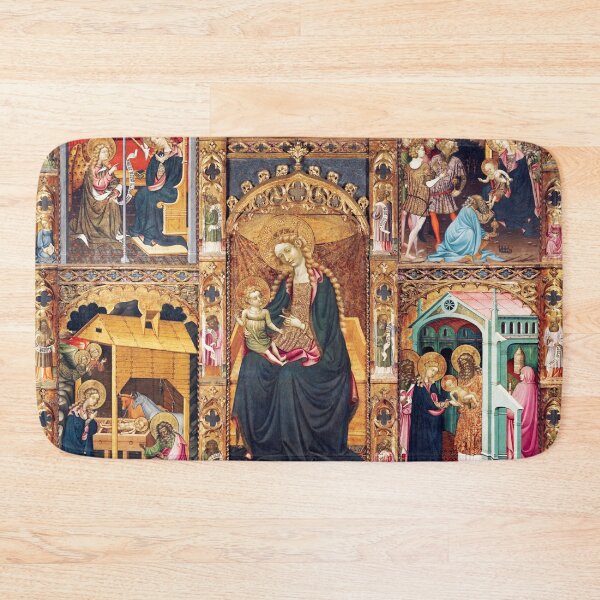 Item preview, Altarpiece of the Virgin Medieval art designed and sold by Vintage Designs +.