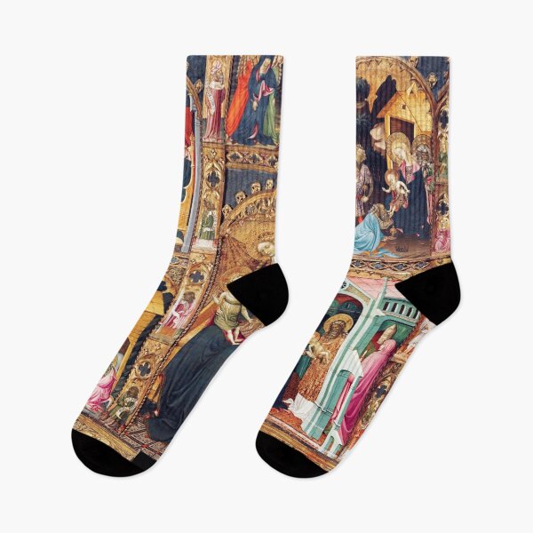 Item preview, Altarpiece of the Virgin Medieval art designed and sold by Vintage Designs +.