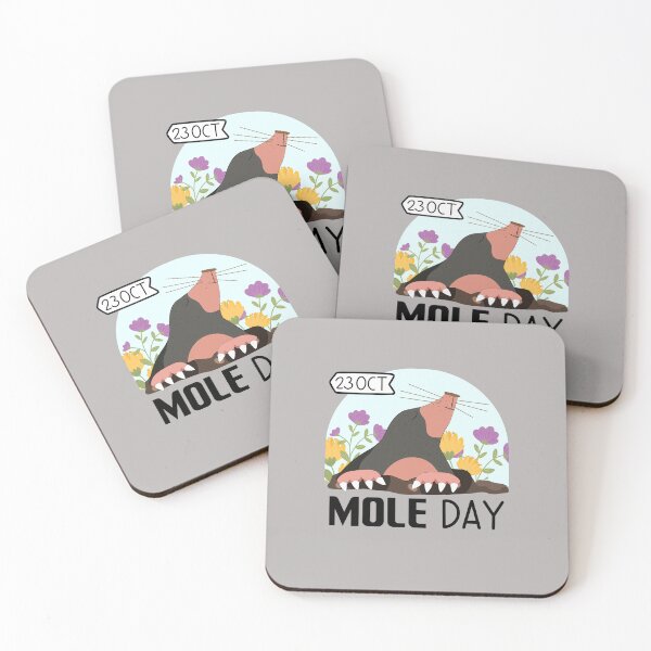 Item preview, 23 October Mole Day - Wacky Holidays designed and sold by ChemicalXShop.