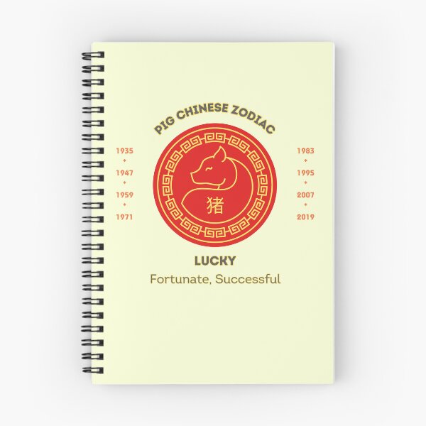 Item preview, Pig Chinese Zodiac: Lucky, Fortunate, Successful Personality Traits designed and sold by Golden8MG.