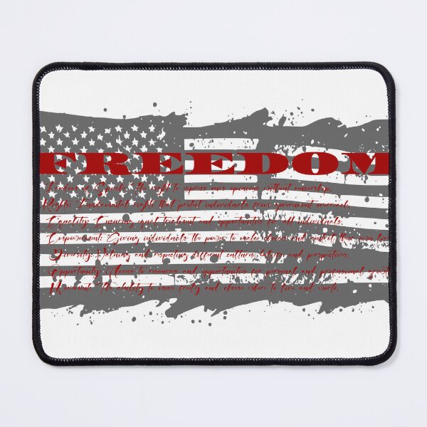 Item preview, Freedom Acronym with American Flag designed and sold by InkdGraphix.